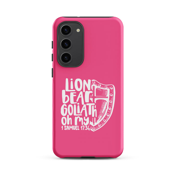 Christian Phone Case Lion Bear Goliath Oh My for Samsung® Samsung® Phone Cases Matte Samsung Galaxy S23 Plus 