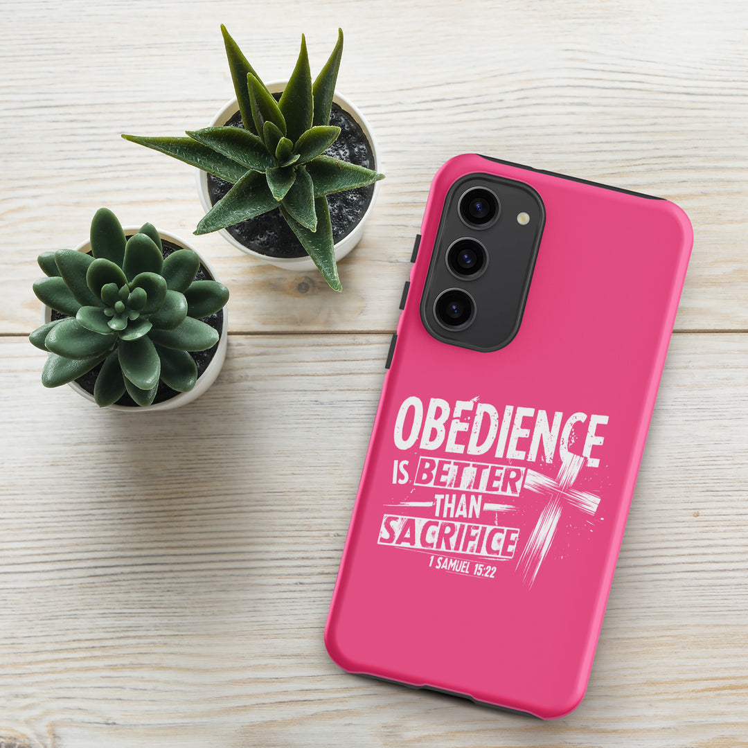 Christian Phone Case Obedience Is Better for Samsung® Samsung® Phone Cases   