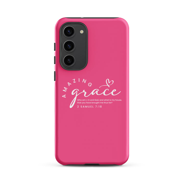 Christian Phone Case Amazing Grace Pink for Samsung® Samsung® Phone Cases Matte Samsung Galaxy S23 Plus 