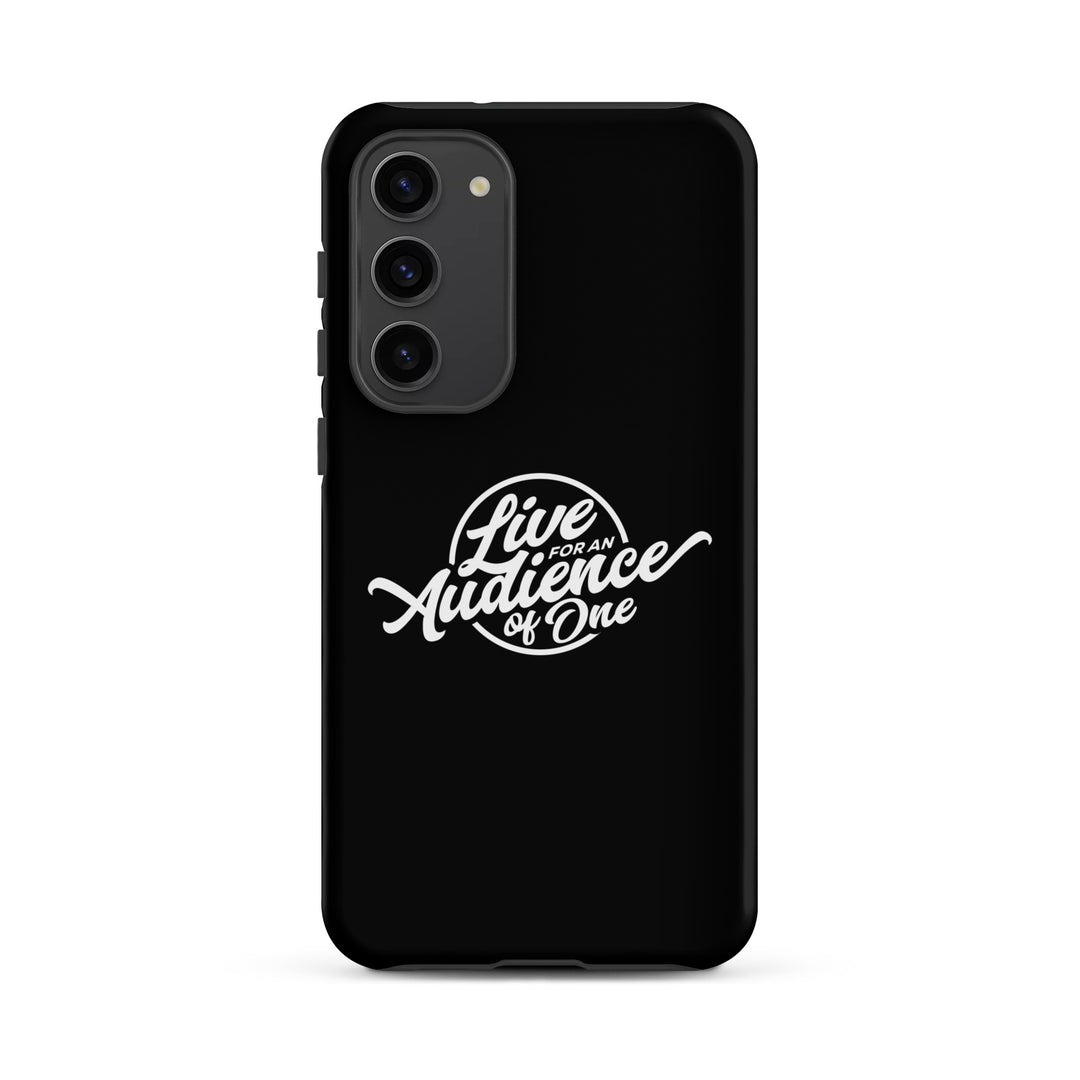 Christian Phone Case Audience of One Black for Samsung® Samsung® Phone Cases Matte Samsung Galaxy S23 Plus 