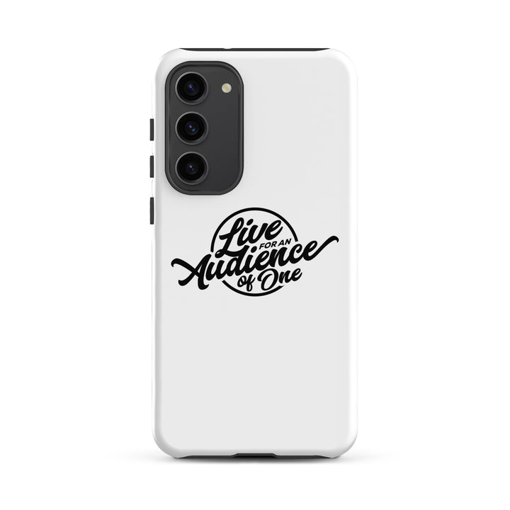 Christian Phone Case Audience of One White for Samsung® Samsung® Phone Cases Matte Samsung Galaxy S23 Plus 