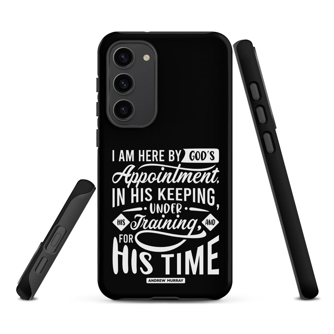 Christian Phone Case His Time Black for Samsung® Samsung® Phone Cases   