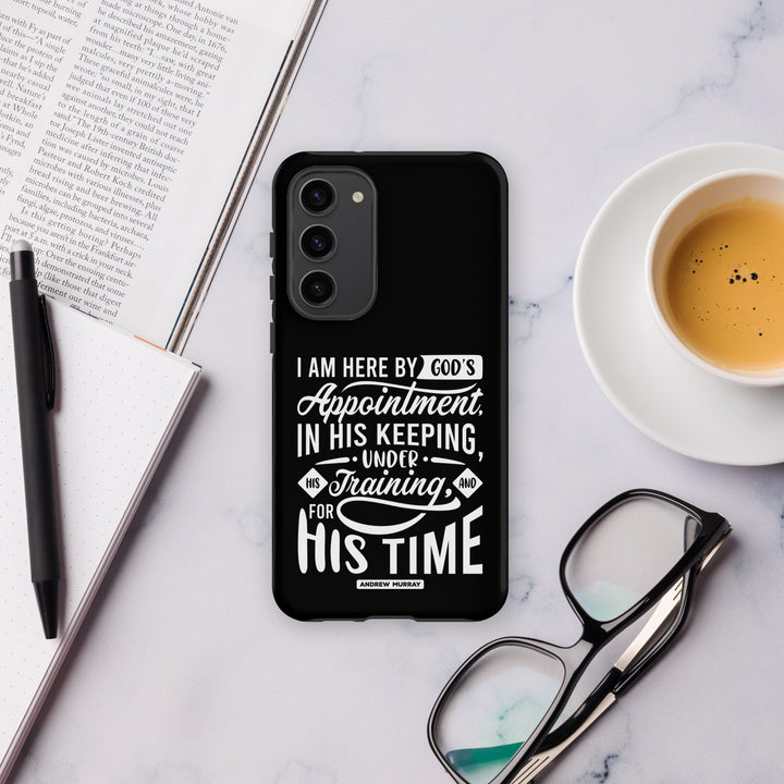 Christian Phone Case His Time Black for Samsung® Samsung® Phone Cases   