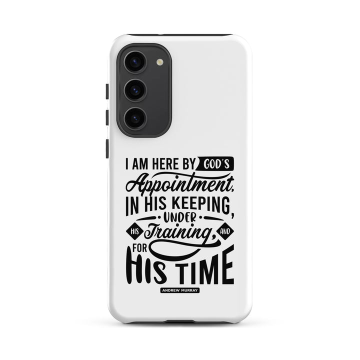 Christian Phone Case His Time White for Samsung® Samsung® Phone Cases Matte Samsung Galaxy S23 Plus 