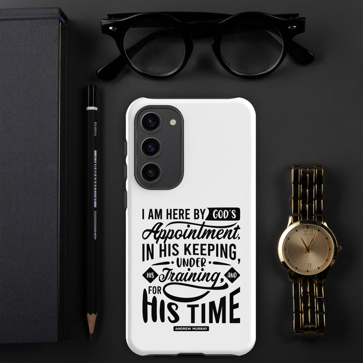 Christian Phone Case His Time White for Samsung® Samsung® Phone Cases   