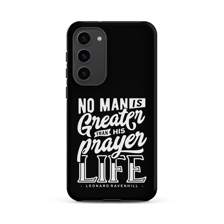 Christian Phone Case Prayer Life Black for Samsung® Samsung® Phone Cases Matte Samsung Galaxy S23 Plus 