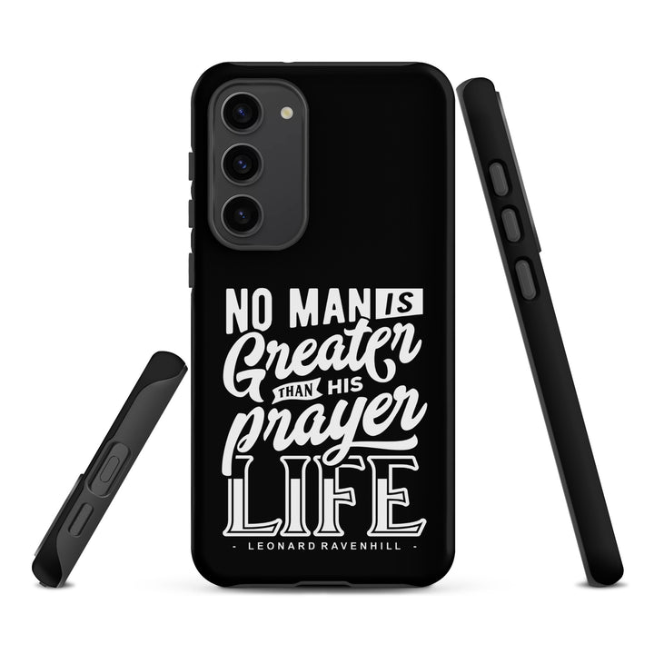 Christian Phone Case Prayer Life Black for Samsung® Samsung® Phone Cases   