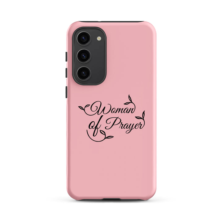 Christian Phone Case Woman of Prayer Pink for Samsung® Samsung® Phone Cases Matte Samsung Galaxy S23 Plus 