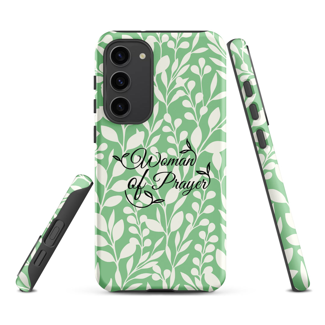 Christian Phone Case Woman of Prayer Green for Samsung® Samsung® Phone Cases   