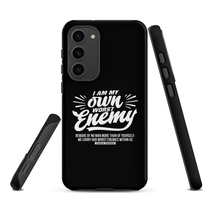 Christian Phone Case Worst Enemy Black for Samsung® Samsung® Phone Cases   