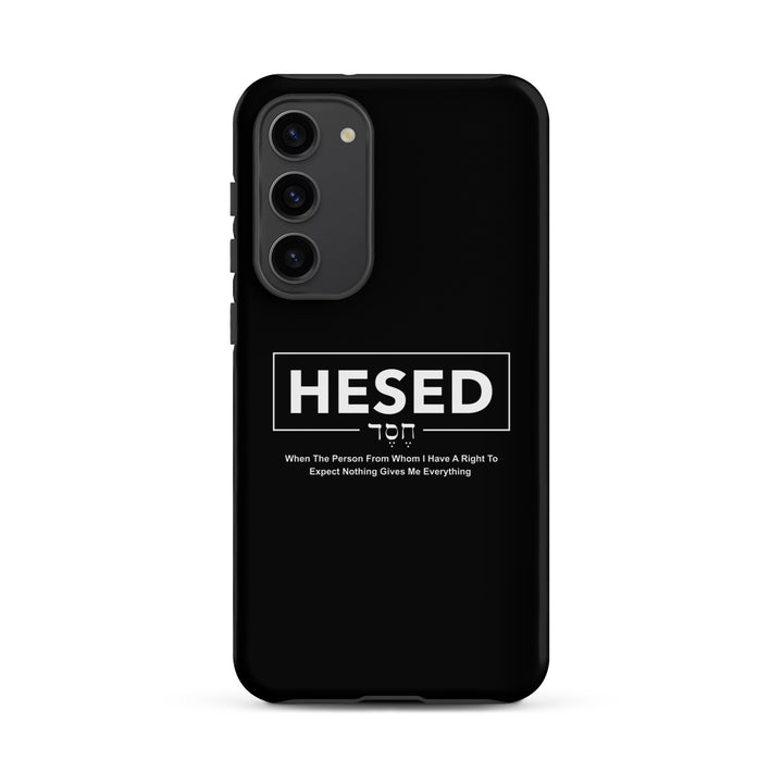 Christian Phone Case Hesed Everything Black for Samsung® Samsung® Phone Cases   