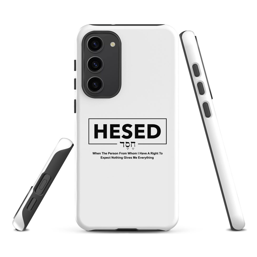 Christian Phone Case Hesed Everything White for Samsung® Samsung® Phone Cases   