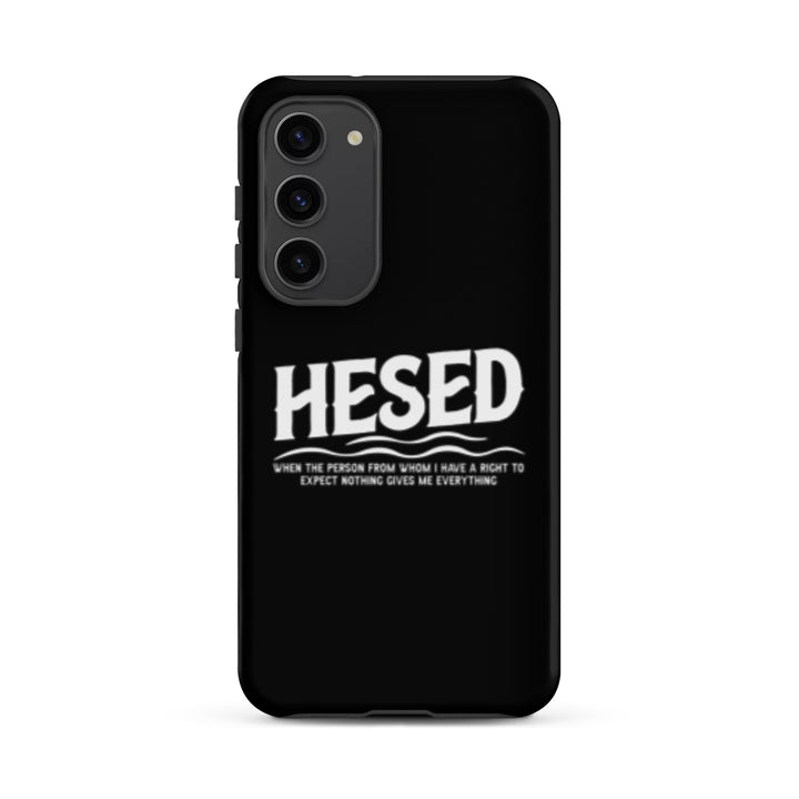 Christian Phone Case Hesed Everything Black  for Samsung® Samsung® Phone Cases Matte Samsung Galaxy S23 Plus 