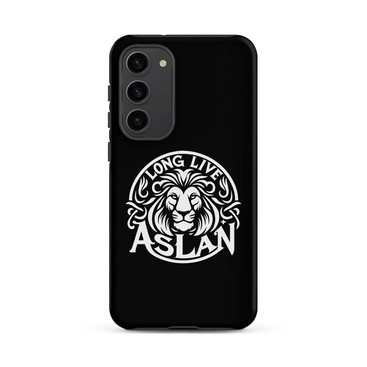 Christian Phone Case Long Live Aslan Black for Samsung® Samsung® Phone Cases Matte Samsung Galaxy S23 Plus 