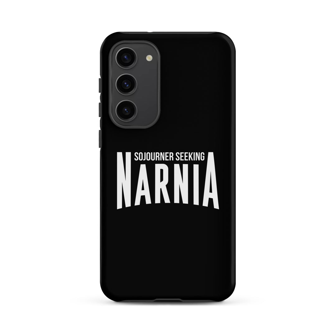 Christian Phone Case Sojourner Seeking Narnia Black for Samsung® Samsung® Phone Cases Matte Samsung Galaxy S23 Plus 