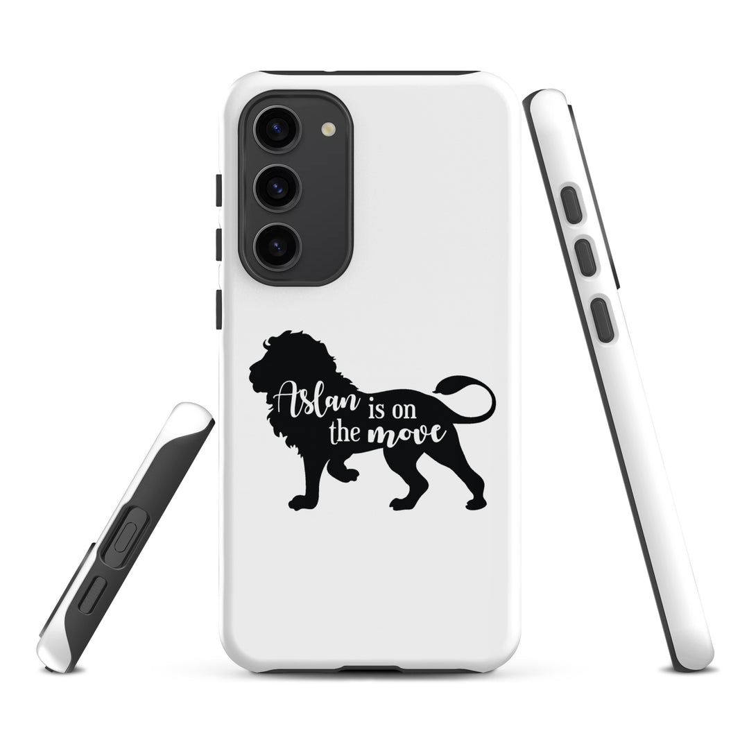 Christian Phone Case Aslan Is On The Move White for Samsung® Samsung® Phone Cases   