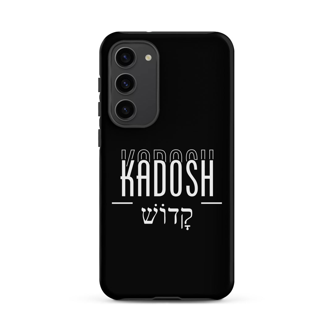 Christian Phone Case Kadosh Hebrew Black for Samsung® Samsung® Phone Cases Matte Samsung Galaxy S23 Plus 