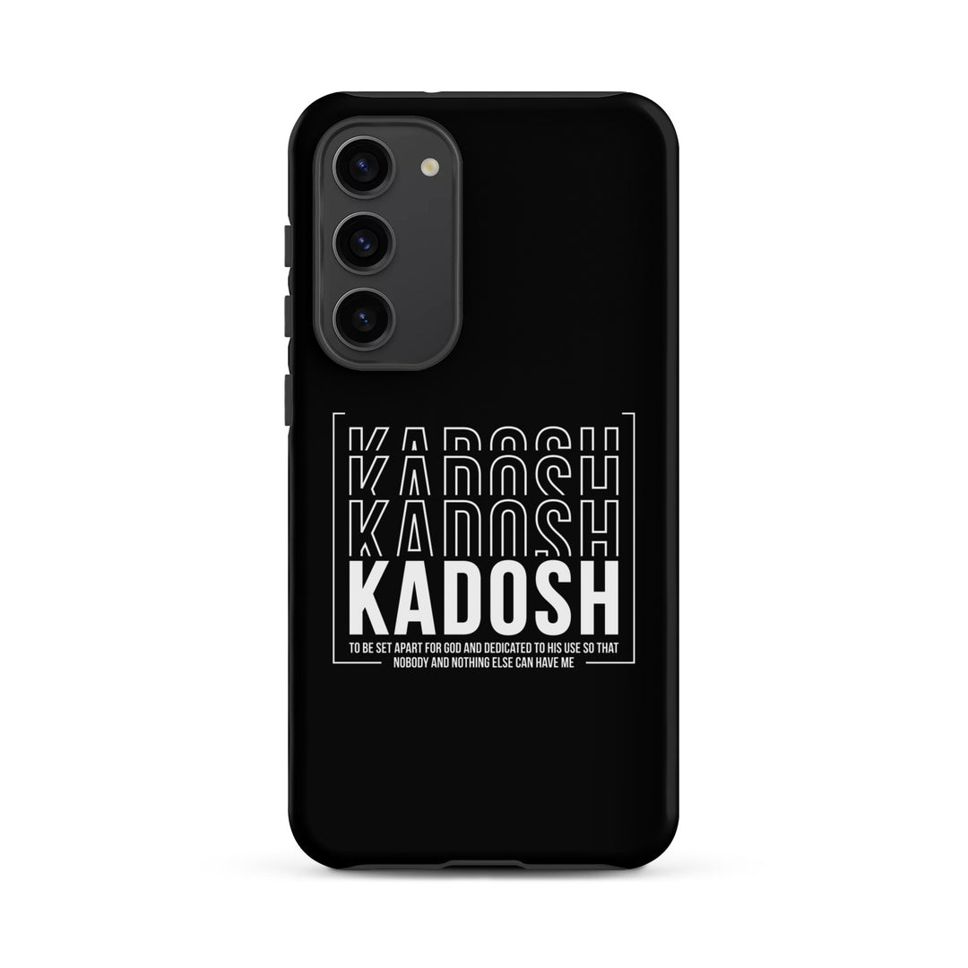 Christian Phone Case Kadosh Dedicated To His Use Black for Samsung® Samsung® Phone Cases Matte Samsung Galaxy S23 Plus 