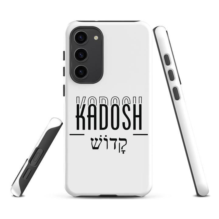 Christian Phone Case Kadosh Hebrew White for Samsung® Samsung® Phone Cases   