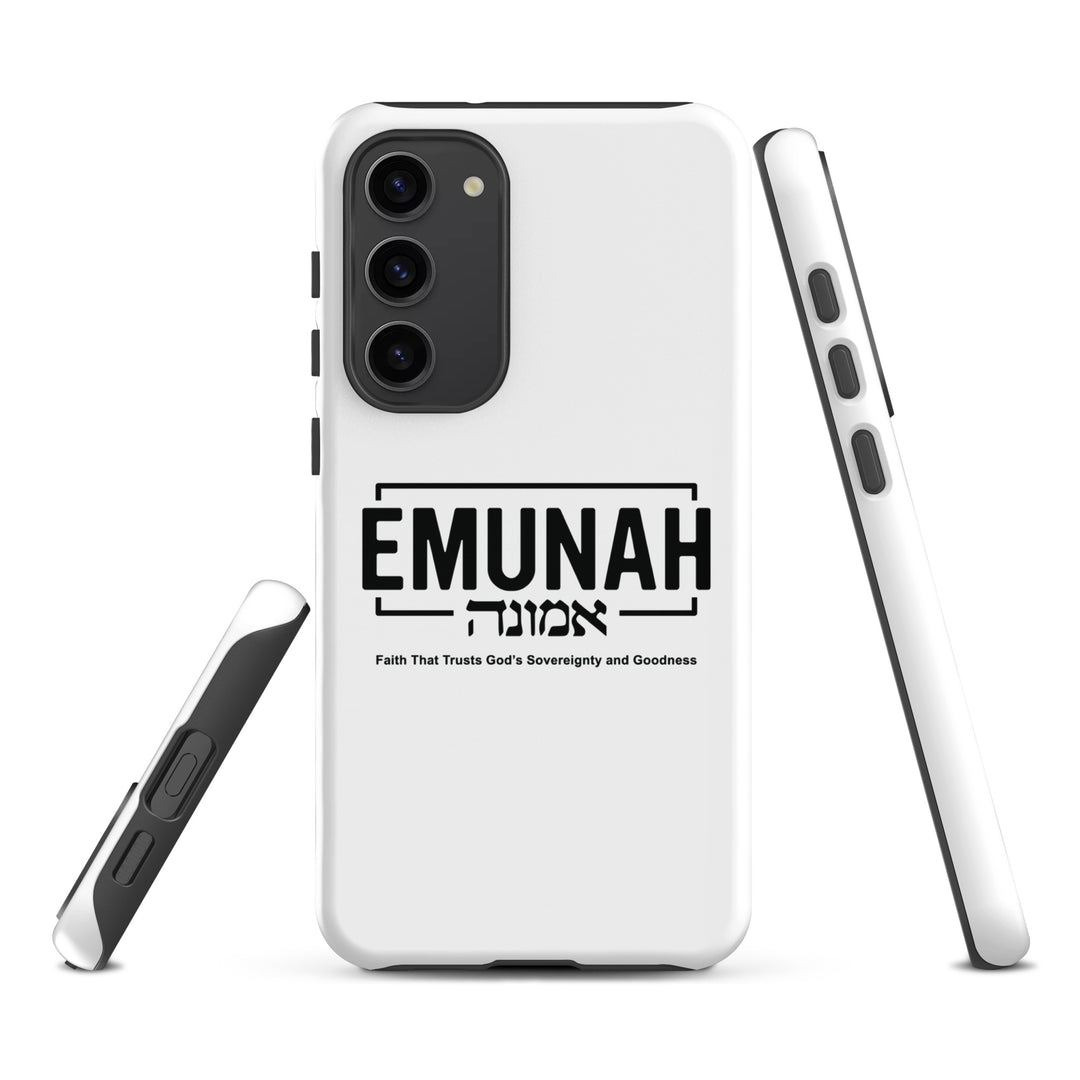 Christian Phone Case Emunah Faith That Trusts White for Samsung® Samsung® Phone Cases   