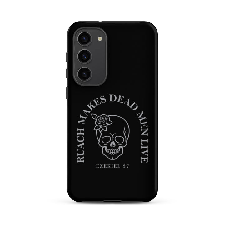 Christian Phone Case Ruach Makes Dead Men Live Black for Samsung® Samsung® Phone Cases Matte Samsung Galaxy S23 Plus 