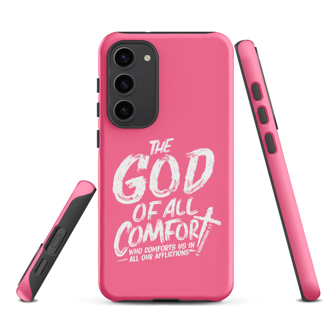 Christian Phone Case God of All Comfort Pink for Samsung® Samsung® Phone Cases   