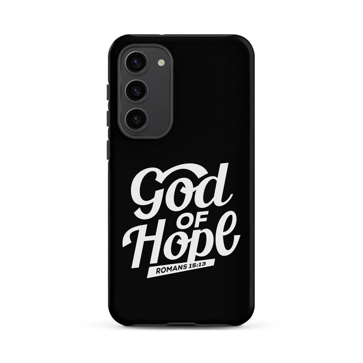 Christian Phone Case God of Hope Black for Samsung® Samsung® Phone Cases Matte Samsung Galaxy S23 Plus 