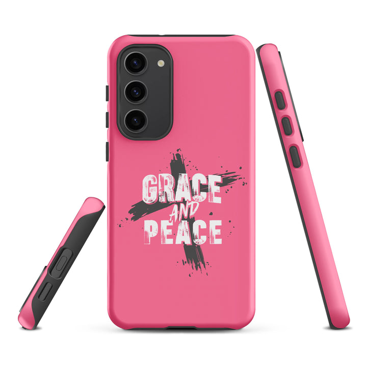 Christian Phone Case Grace and Peace Pink for Samsung® Samsung® Phone Cases   