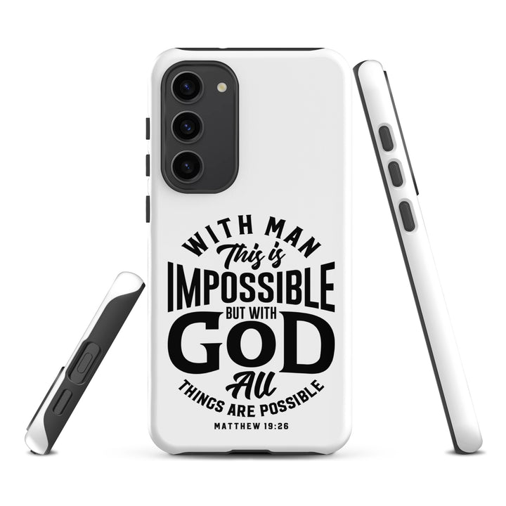 Christian Phone Case All Things Possible White for Samsung® Samsung® Phone Cases   