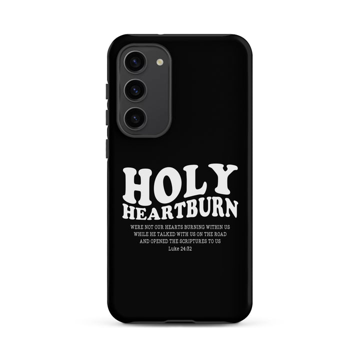 Christian Phone Case Holy Heartburn Black for Samsung® Samsung® Phone Cases Matte Samsung Galaxy S23 Plus 