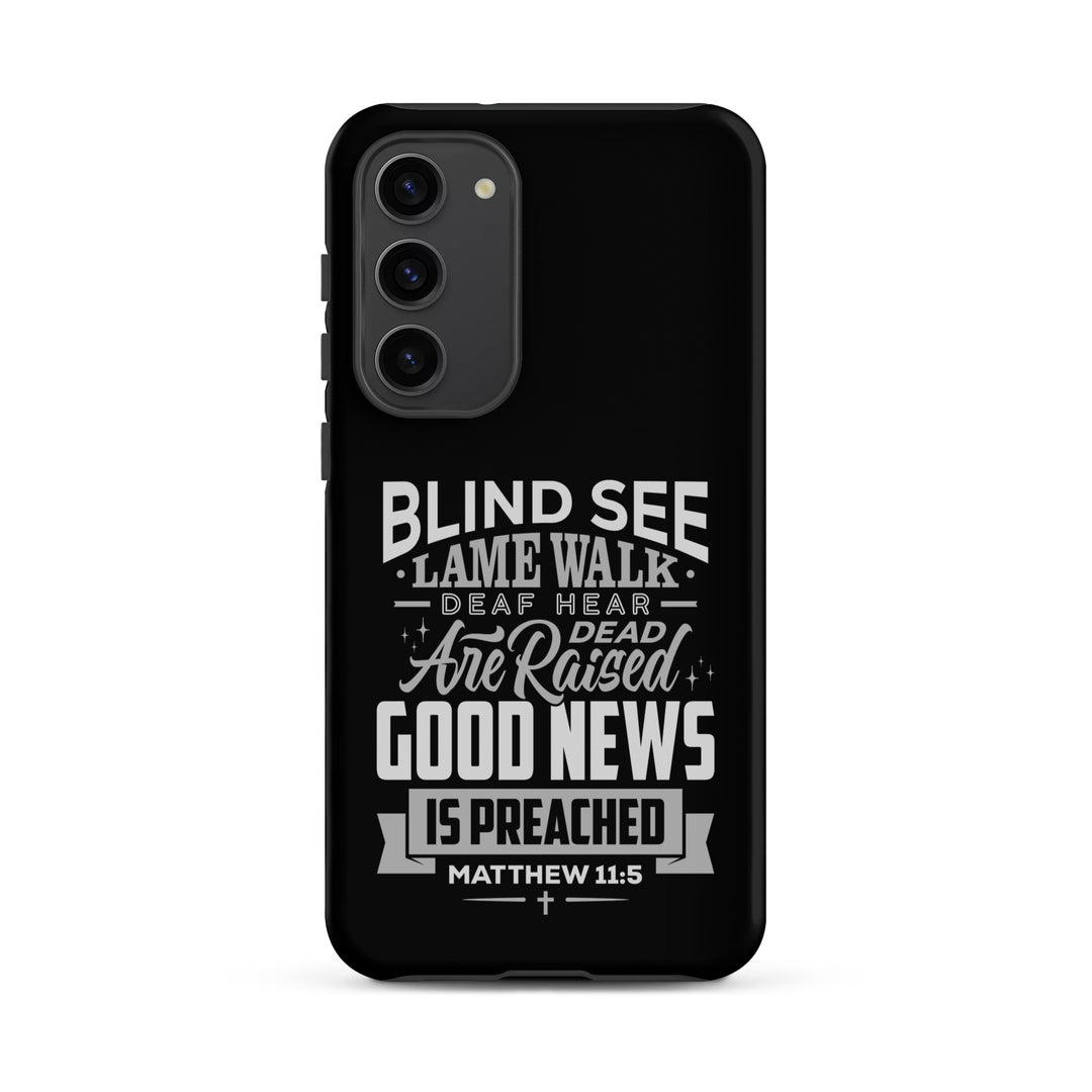 Christian Phone Case Go and Tell John Black for Samsung® Samsung® Phone Cases Matte Samsung Galaxy S23 Plus 