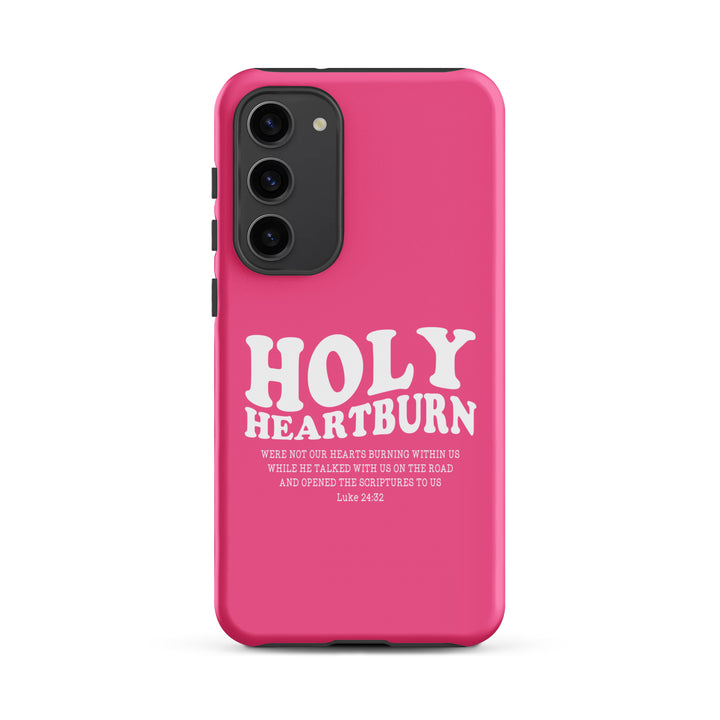 Christian Phone Case Holy Heartburn Pink for Samsung® Samsung® Phone Cases Matte Samsung Galaxy S23 Plus 