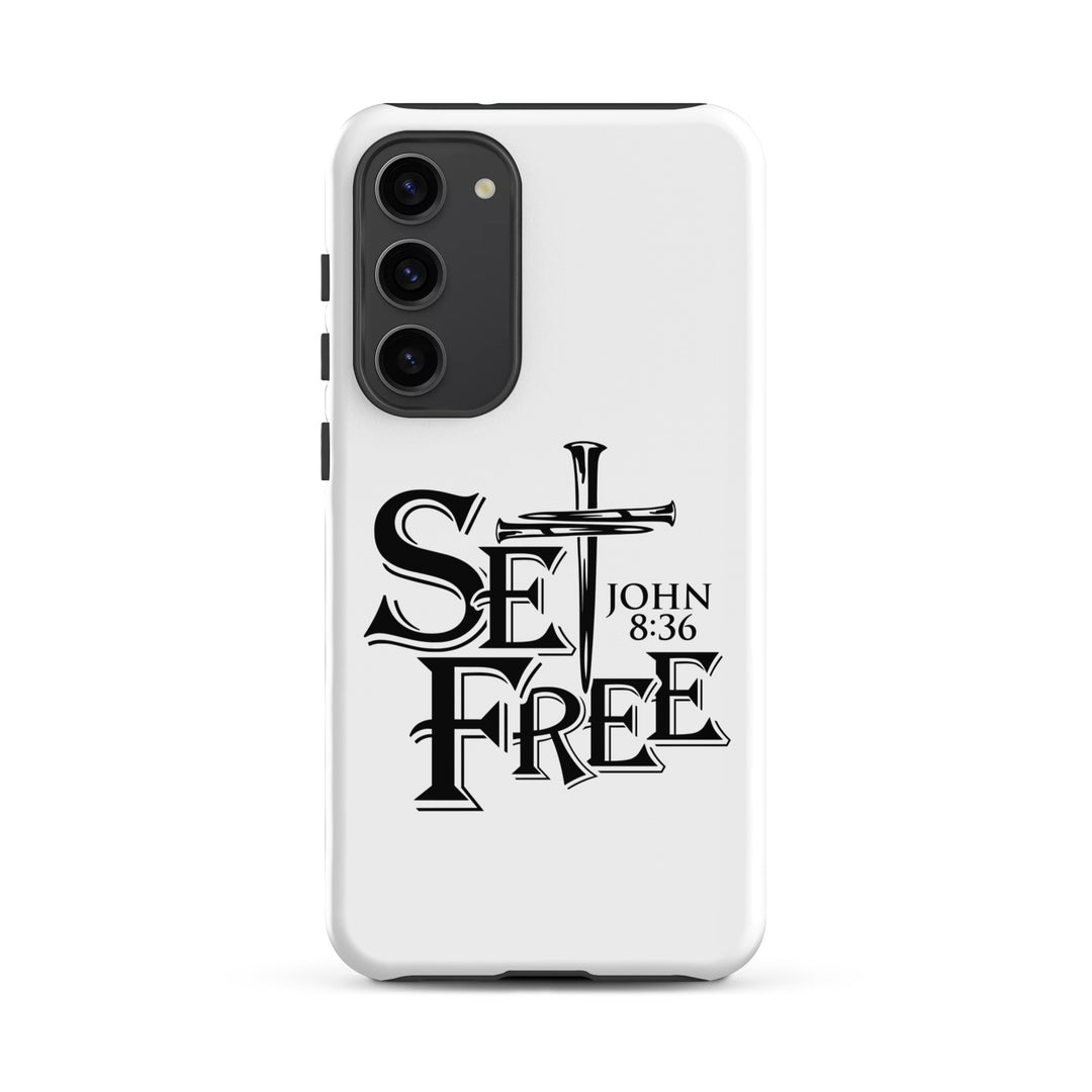 Christian Phone Case Set Free White for Samsung® Samsung® Phone Cases Matte Samsung Galaxy S23 Plus 