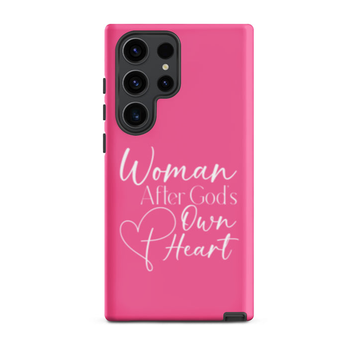 Christian Phone Case Woman After God's Heart for Samsung® Samsung® Phone Cases Matte Samsung Galaxy S23 Ultra 