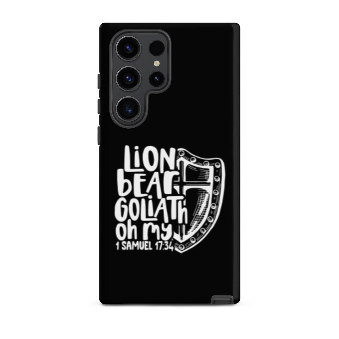 Christian Phone Case Lion Bear Goliath Oh My for Samsung® Samsung® Phone Cases Matte Samsung Galaxy S23 Ultra 