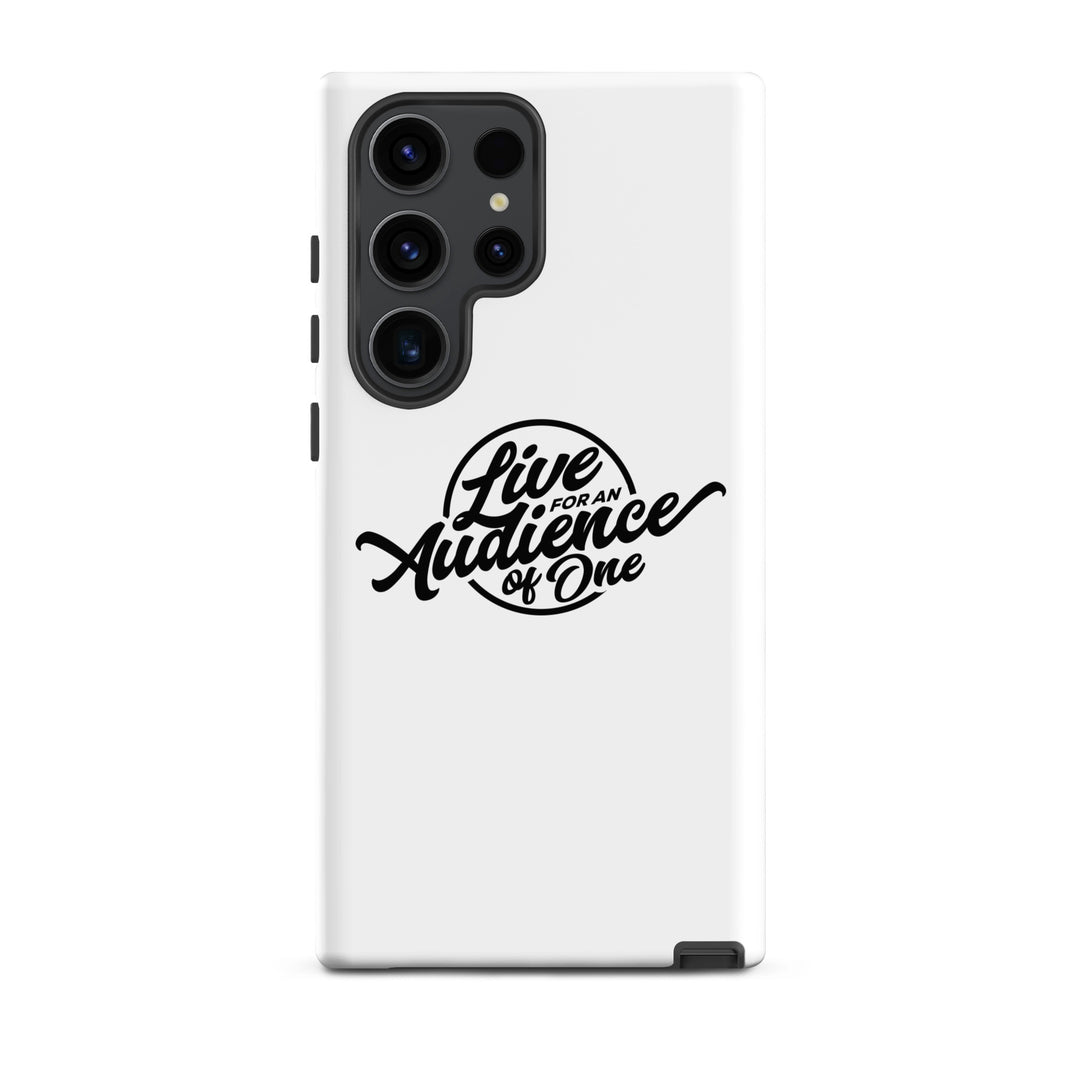 Christian Phone Case Audience of One White for Samsung® Samsung® Phone Cases Matte Samsung Galaxy S23 Ultra 