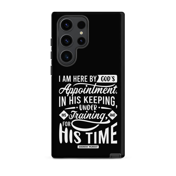 Christian Phone Case His Time Black for Samsung® Samsung® Phone Cases Matte Samsung Galaxy S23 Ultra 