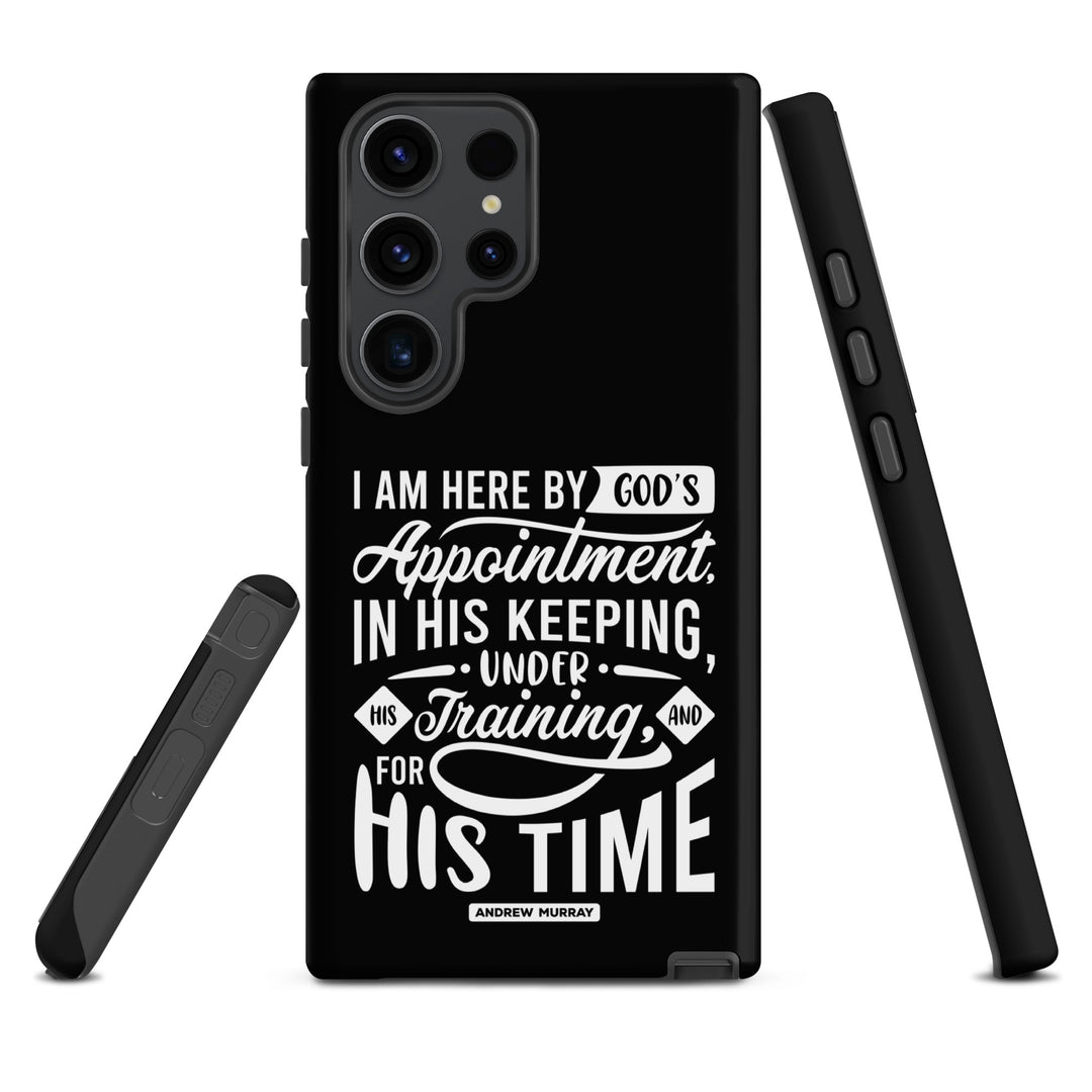 Christian Phone Case His Time Black for Samsung® Samsung® Phone Cases   