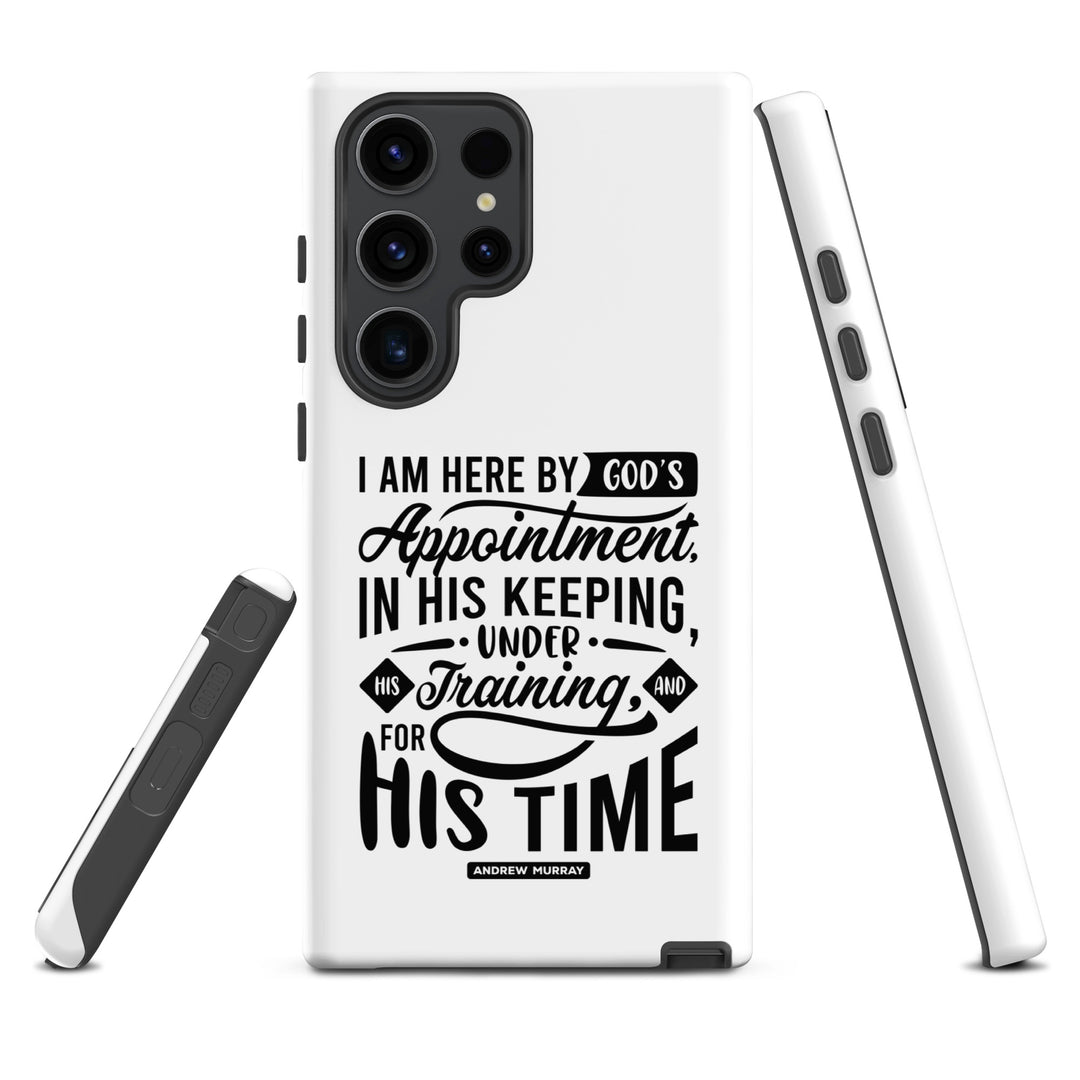 Christian Phone Case His Time White for Samsung® Samsung® Phone Cases   