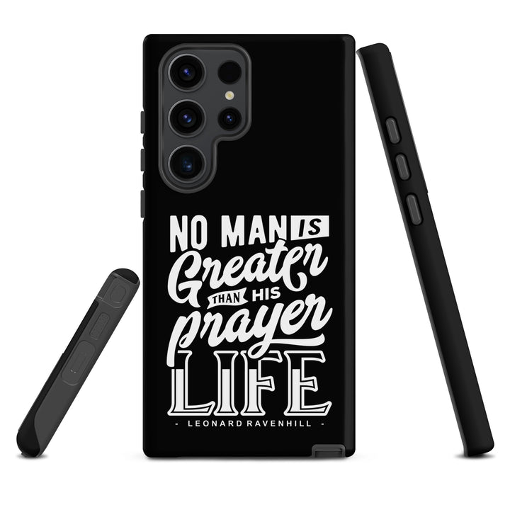 Christian Phone Case Prayer Life Black for Samsung® Samsung® Phone Cases   