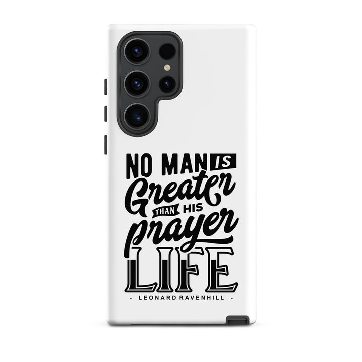 Christian Phone Case Prayer Life White for Samsung® Samsung® Phone Cases Matte Samsung Galaxy S23 Ultra 