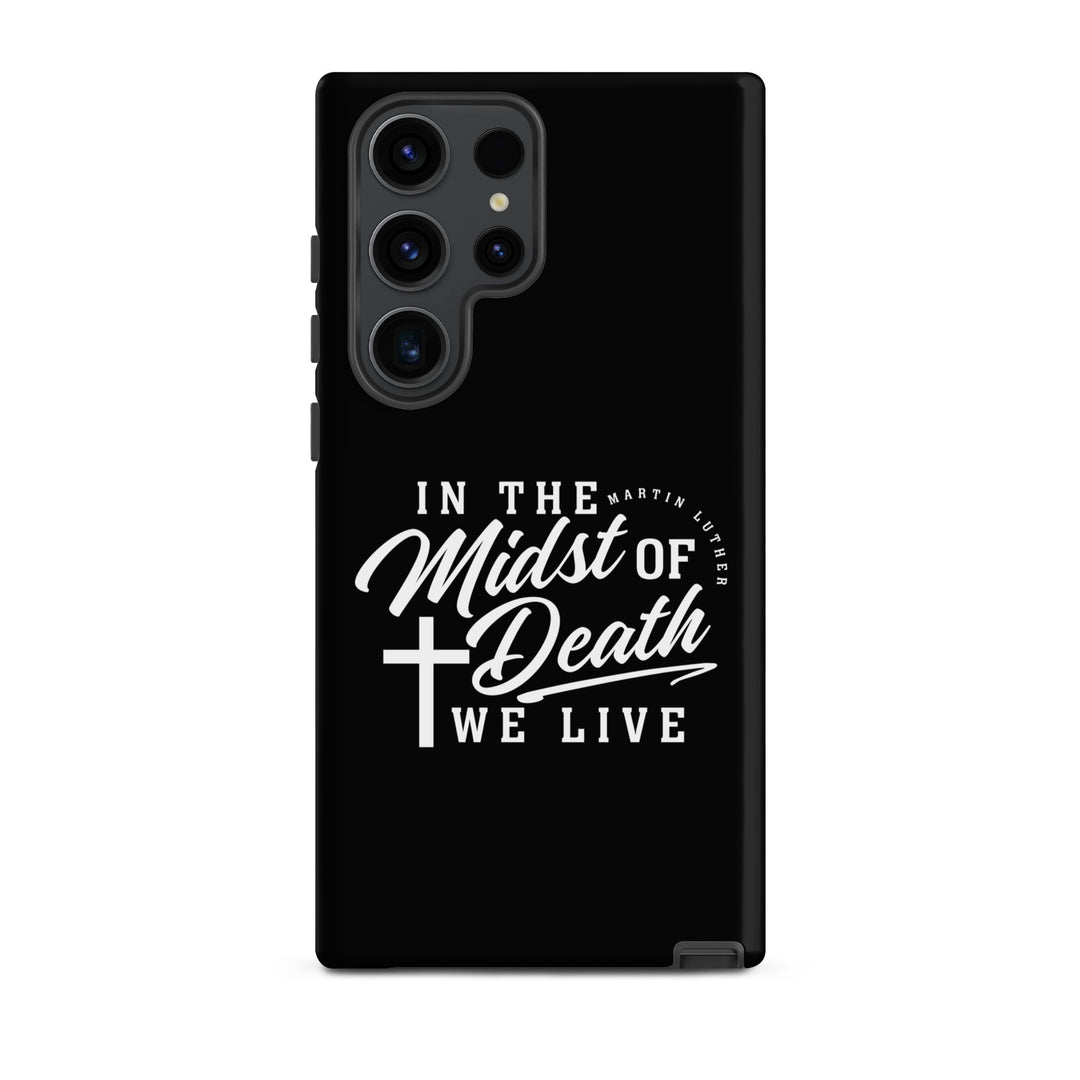 Christian Phone Case Midst of Death Black for Samsung® Samsung® Phone Cases Matte Samsung Galaxy S23 Ultra 