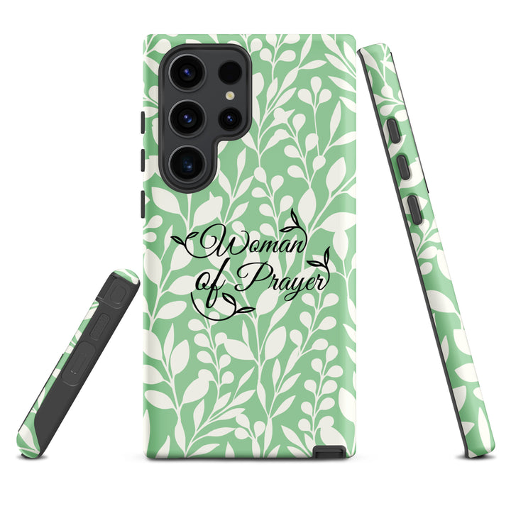 Christian Phone Case Woman of Prayer Green for Samsung® Samsung® Phone Cases   