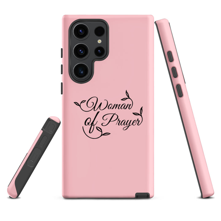 Christian Phone Case Woman of Prayer Pink for Samsung® Samsung® Phone Cases   