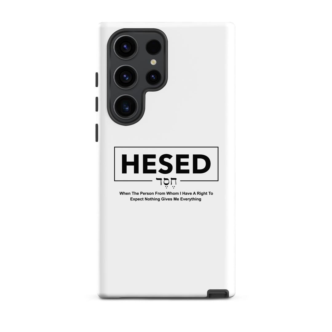 Christian Phone Case Hesed Everything White for Samsung® Samsung® Phone Cases Matte Samsung Galaxy S23 Ultra 