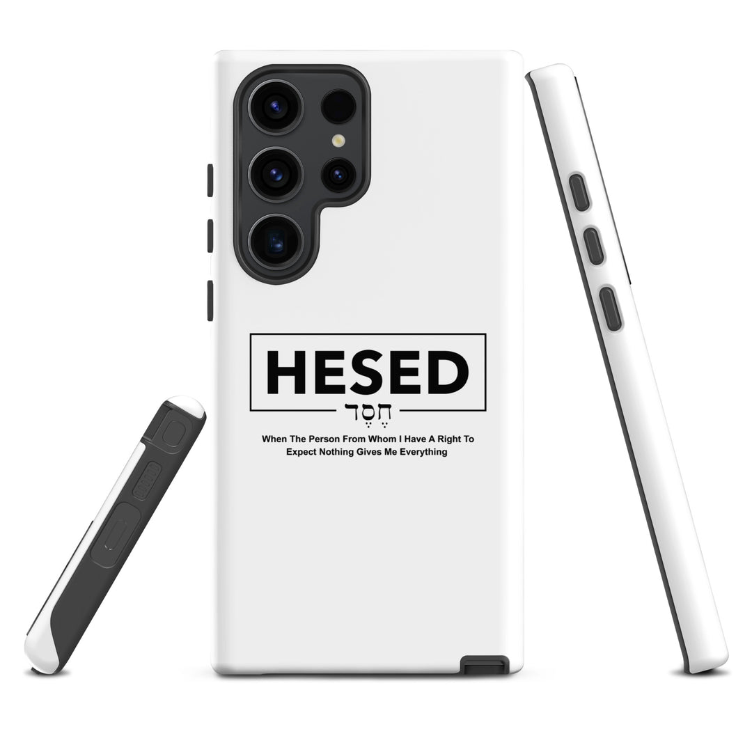 Christian Phone Case Hesed Everything White for Samsung® Samsung® Phone Cases   