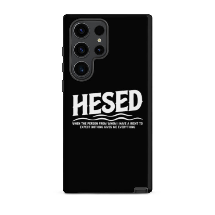 Christian Phone Case Hesed Everything Black  for Samsung® Samsung® Phone Cases Matte Samsung Galaxy S23 Ultra 