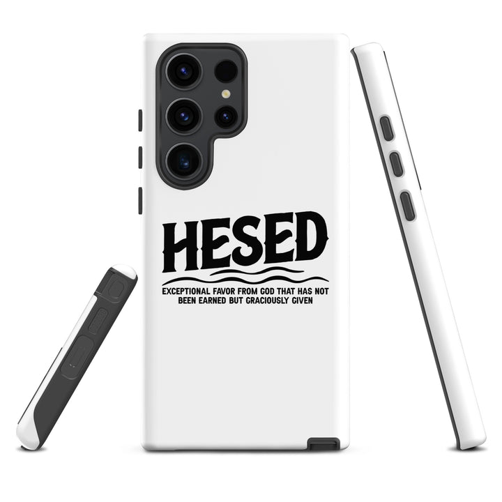 Christian Phone Case Hesed Exceptional Favor White for Samsung® Samsung® Phone Cases   