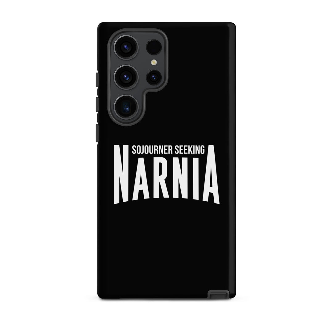 Christian Phone Case Sojourner Seeking Narnia Black for Samsung® Samsung® Phone Cases Matte Samsung Galaxy S23 Ultra 