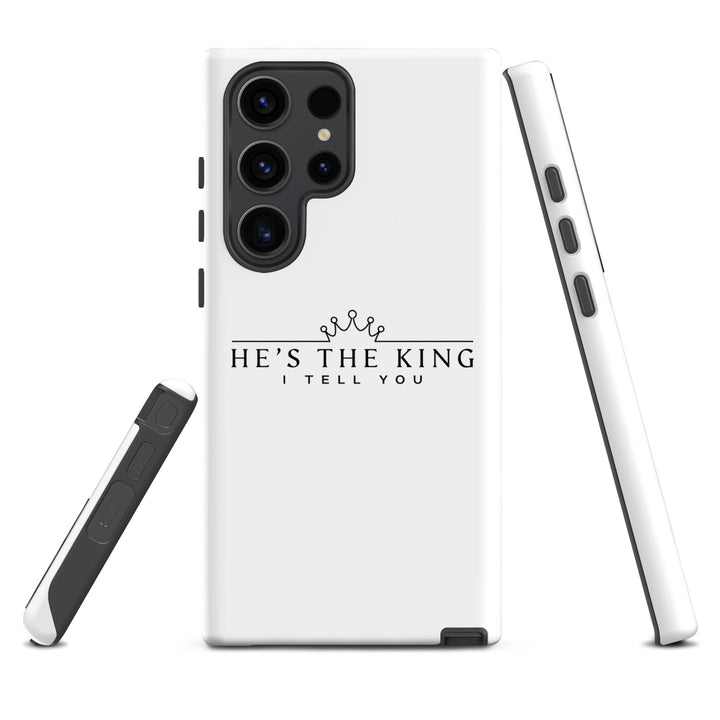 Christian Phone Case He's The King White for Samsung® Samsung® Phone Cases   